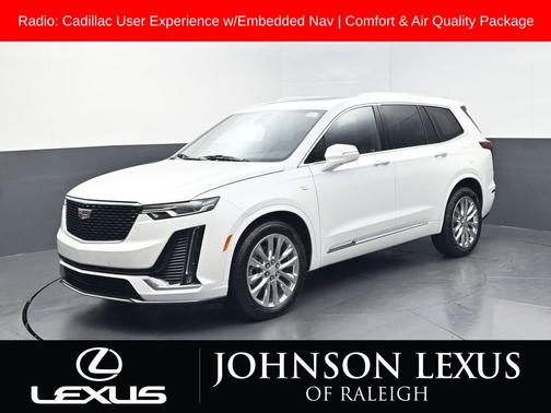 Crystal White Tricoat 2022 Cadillac XT6 Premium Luxury FWD