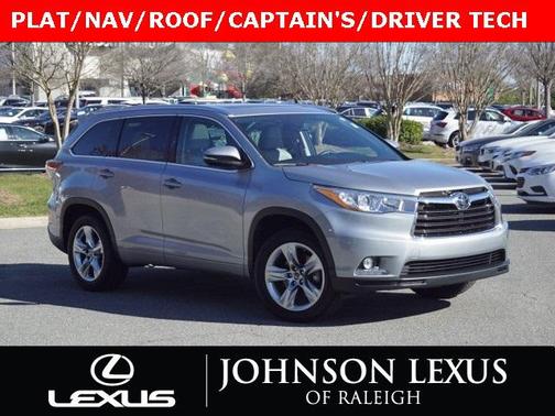 Silver Sky Metallic 2016 Toyota Highlander Limited Platinum