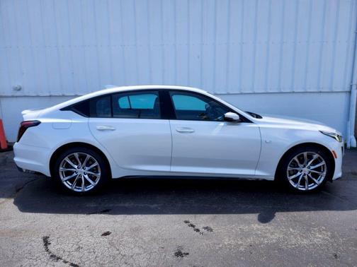 Crystal White Tricoat 2022 Cadillac CT5 Sport