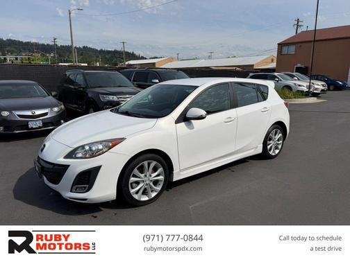 Crystal White Pearl Mica 2010 Mazda Mazda3 s Sport