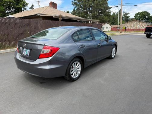 Gray 2012 Honda Civic EX-L