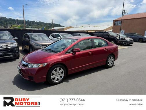 Tango Red Pearl 2011 Honda Civic LX
