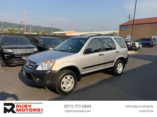 Silver 2005 Honda CR-V LX