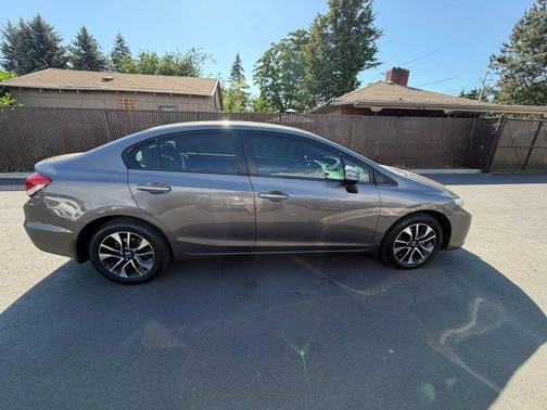 Gray 2013 Honda Civic EX