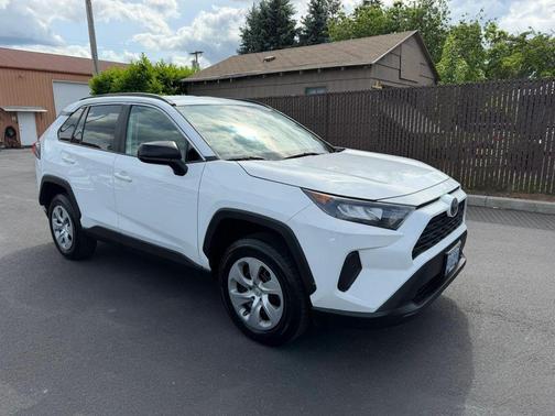 Super White 2019 Toyota RAV4 LE