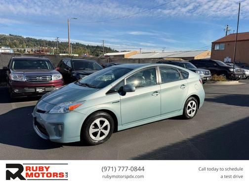 Sea Glass Pearl 2012 Toyota Prius Four
