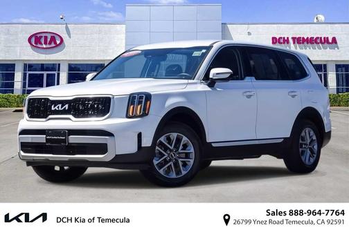 Glacial White Pearl 2024 Kia Telluride LX