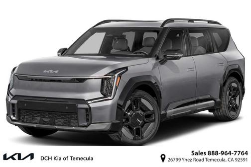 Snow White Pearl 2024 Kia EV9 GT-Line