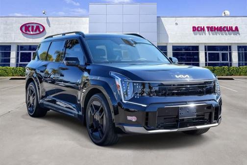 Aurora Black Pearl 2024 Kia EV9 GT-Line