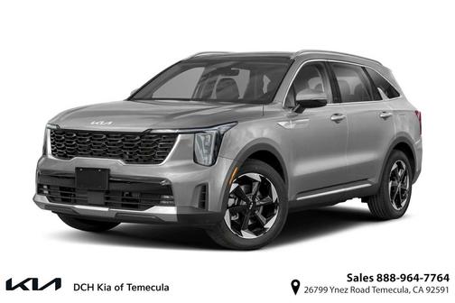 Snow White Pearl 2025 Kia Sorento Hybrid EX
