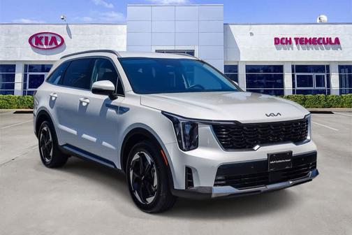 Snow White Pearl 2025 Kia Sorento Hybrid EX