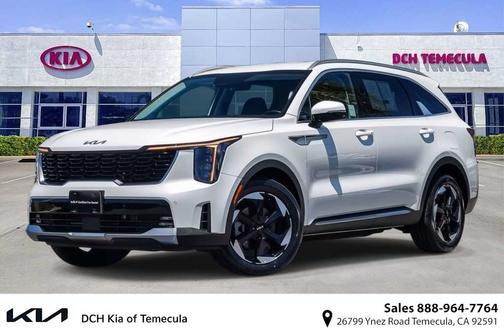 Snow White Pearl 2025 Kia Sorento Hybrid EX