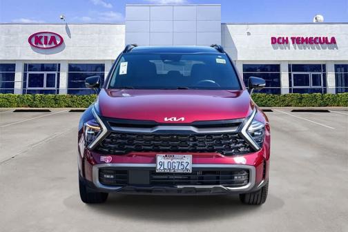 Dawning Red 2024 Kia Sportage Plug-In Hybrid X-Line Prestige