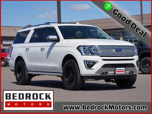 Star White Metallic Tri-Coat 2021 Ford Expedition Max Platinum