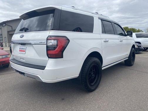 Star White Metallic Tri-Coat 2021 Ford Expedition Max Platinum
