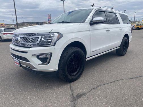 Star White Metallic Tri-Coat 2021 Ford Expedition Max Platinum