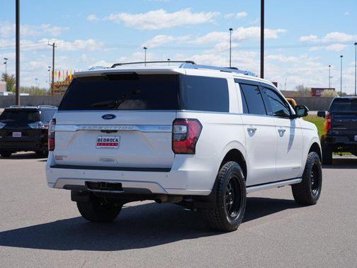 Star White Metallic Tri-Coat 2021 Ford Expedition Max Platinum