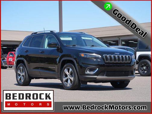 Diamond Black Crystal Pearlcoat 2019 Jeep Cherokee Limited