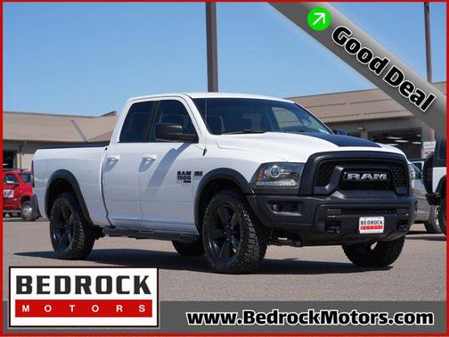 Bright White Clearcoat 2019 RAM 1500 Classic Warlock Quad Cab 4x4 6'4' Box
