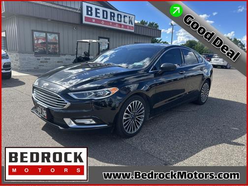 Shadow Black 2017 Ford Fusion Titanium