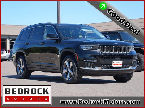 Diamond Black Crystal Pearlcoat 2022 Jeep Grand Cherokee L Limited