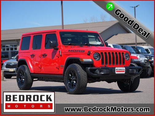 Firecracker Red Clearcoat 2019 Jeep Wrangler Unlimited Moab 4x4