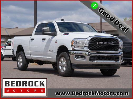 Bright White Clearcoat 2023 RAM 2500 Big Horn Crew Cab 4x4 6'4' Box