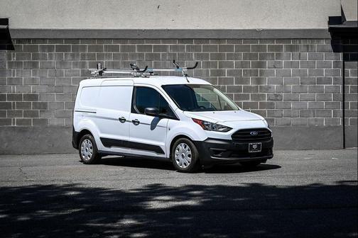 Frozen White 2023 Ford Transit Connect XL Cargo Van
