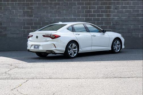 Platinum White Pearl 2021 Acura TLX Technology