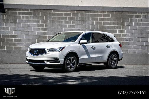 White Diamond Pearl 2018 Acura MDX 3.5L