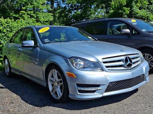 Diamond Silver Metallic 2013 Mercedes-Benz C-Class C 300 4MATIC Sport