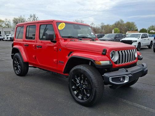 Firecracker Red Clearcoat 2025 Jeep Wrangler 4xe Sahara