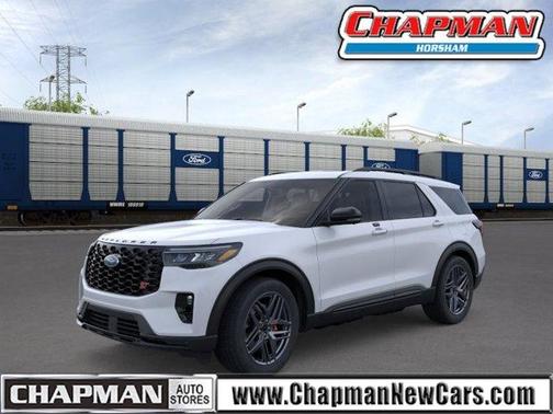 Space White Metallic 2026 Ford Explorer ST