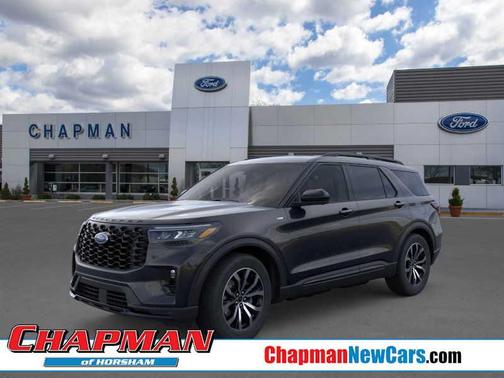 Agate Black Metallic 2026 Ford Explorer ST-Line