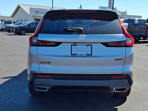 Solar Silver Metallic 2025 Honda CR-V Hybrid Sport-L