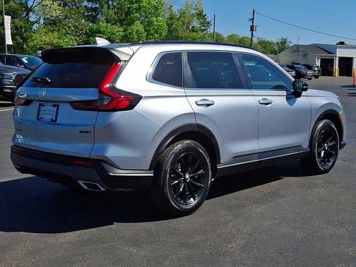 Solar Silver Metallic 2025 Honda CR-V Hybrid Sport-L