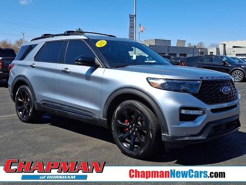 Iconic Silver Metallic 2022 Ford Explorer ST
