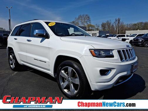 Bright White Clearcoat 2014 Jeep Grand Cherokee Overland