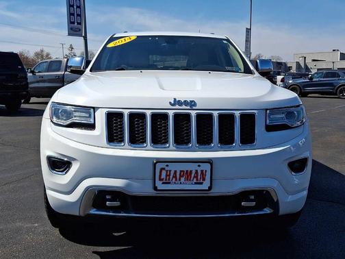 Bright White Clearcoat 2014 Jeep Grand Cherokee Overland