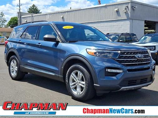 Blue 2020 Ford Explorer XLT