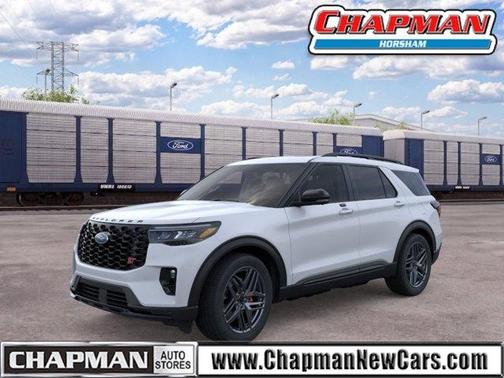 Space White Metallic 2026 Ford Explorer ST