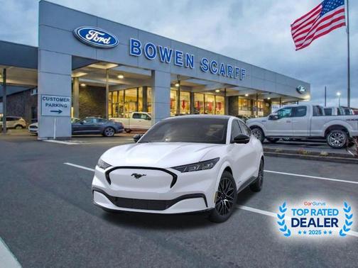 Star White Metallic Tri-Coat 2025 Ford Mustang Mach-E Premium