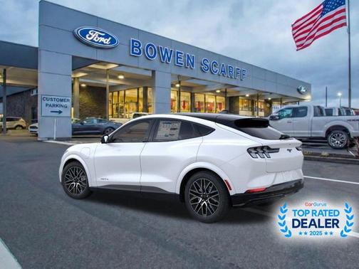 Star White Metallic Tri-Coat 2025 Ford Mustang Mach-E Premium