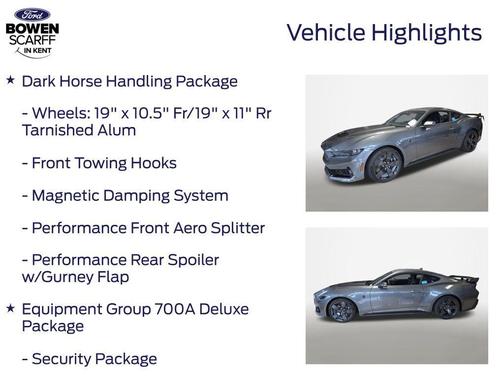 2025 Ford Mustang Dark Horse Fastback