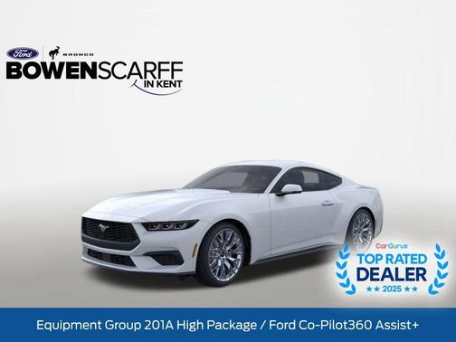 Oxford White 2025 Ford Mustang EcoBoost Premium Coupe