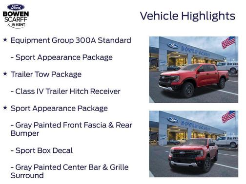 Ruby Red Metallic Tinted Clearcoat 2025 Ford Ranger XLT
