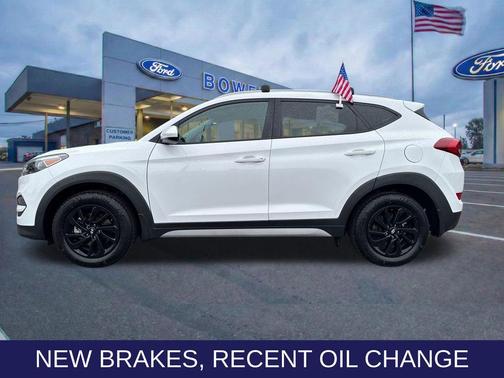 Dazzling White 2018 Hyundai TUCSON SEL