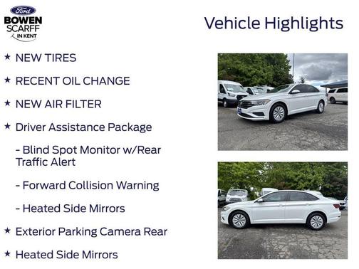 Pure White 2019 Volkswagen Jetta 1.4T S