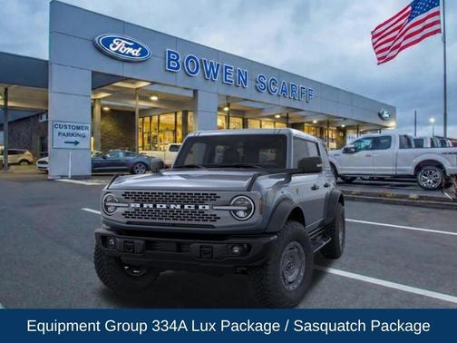 Azure Gray Metallic Tri-Coat 2025 Ford Bronco Badlands