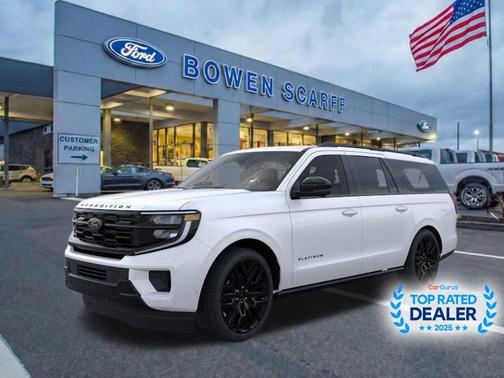 Star White Metallic Tri-Coat 2026 Ford Expedition Max Platinum SUV